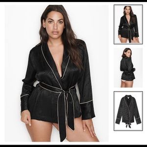 Victoria’s Secret Satin Tie-Waist Top